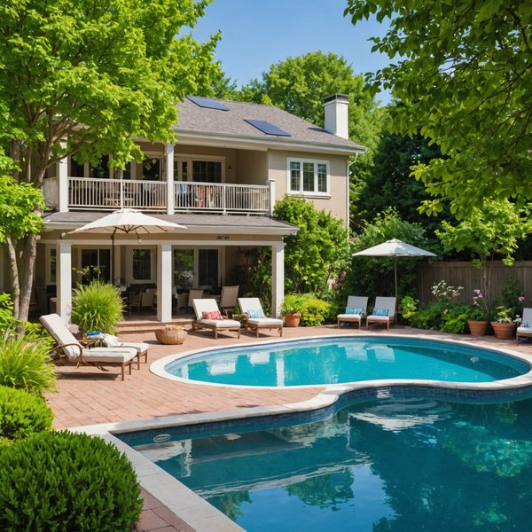 Boostez votre Bien-être Familial: Découvrez les Avantages d'une Maison avec Piscine et Jardin!